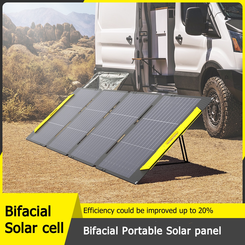 100W/200W Bifacial Foldable Solar Panel