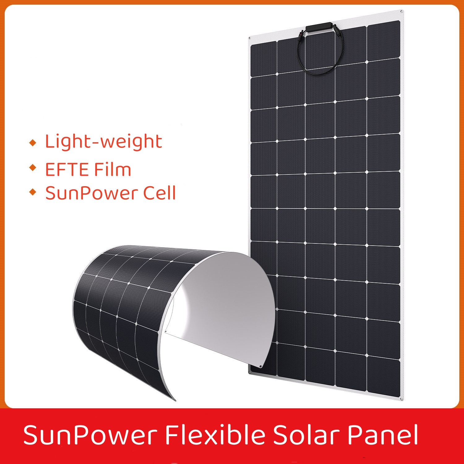 Light-weight Felexible Solar Panel