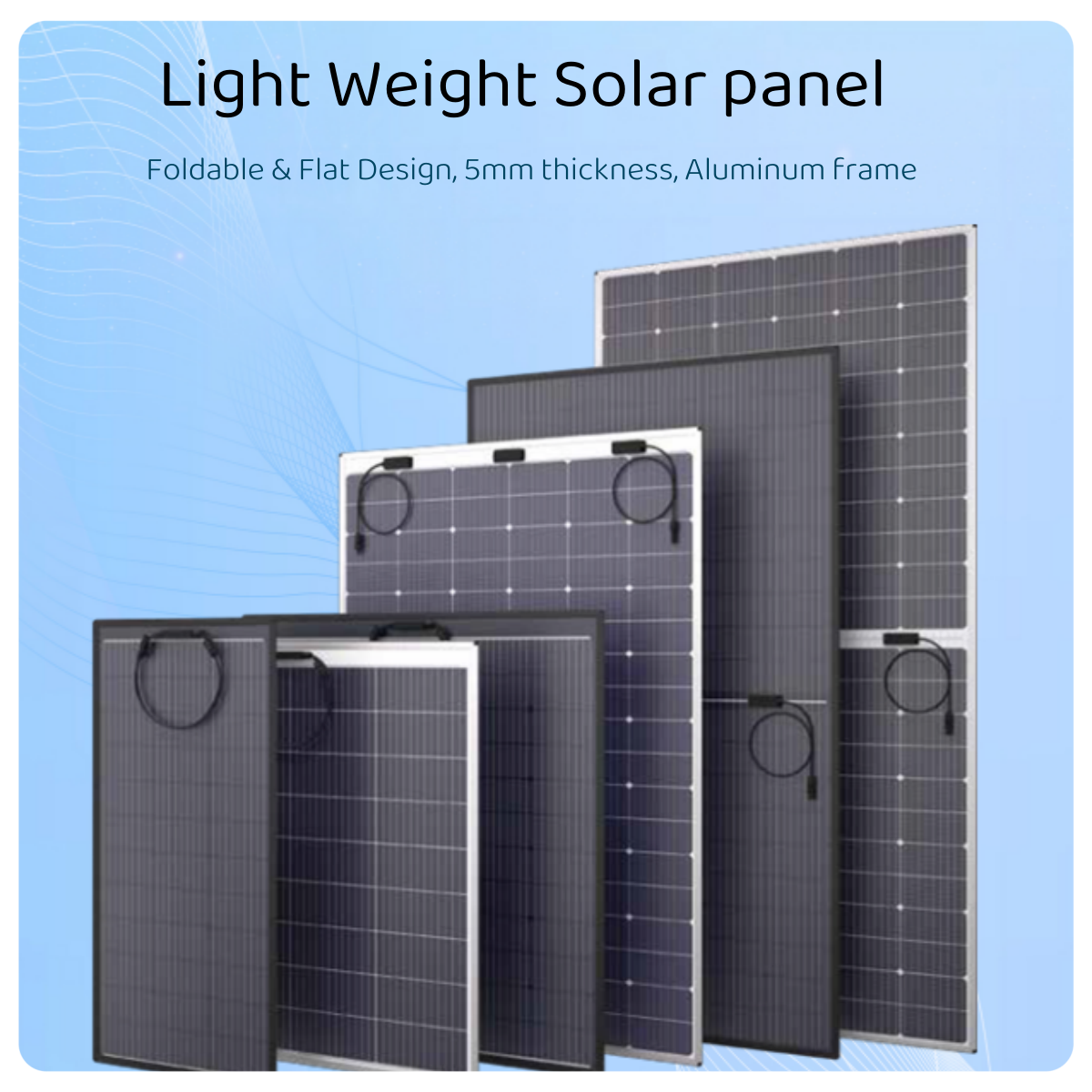 SOLID FOLDABLE SOLAR PANEL