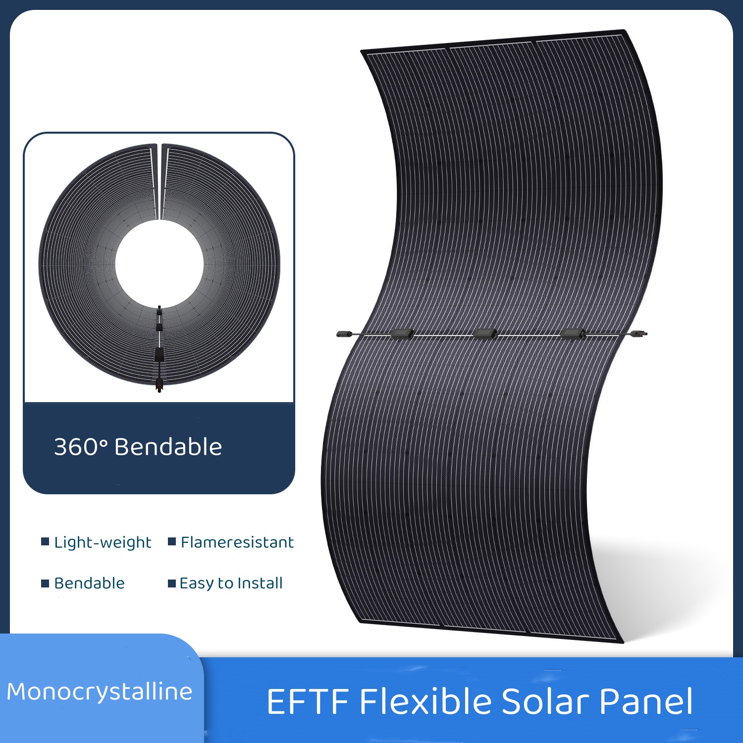 Light-weight Felexible Solar Panel